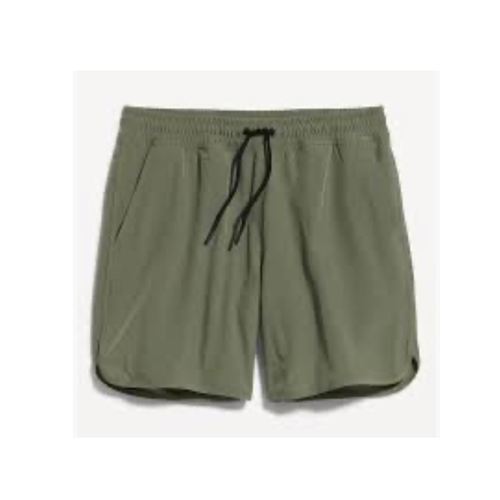 Old Navy Men's StretchTech Rec Swim-to-Street Shorts 7-inch inseam Olive Green M